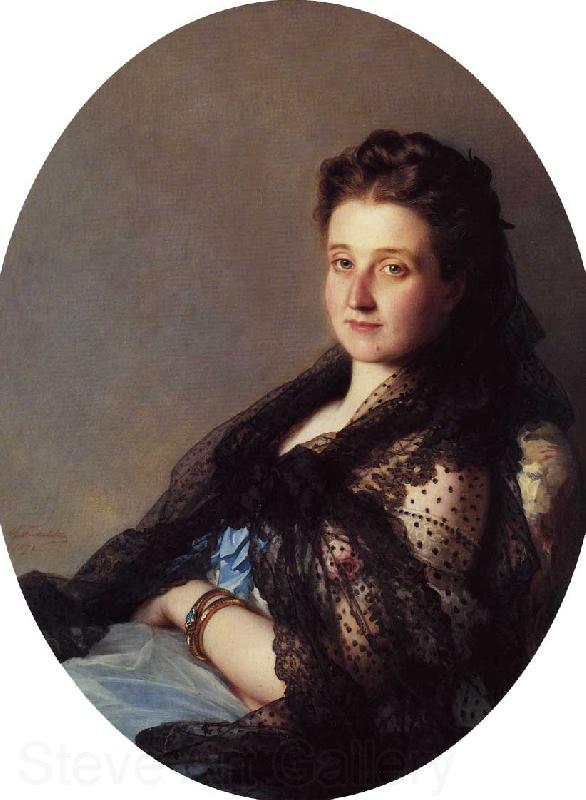 Franz Xaver Winterhalter Unidentified Lady Spain oil painting art